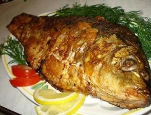 What to cook from bream recipe