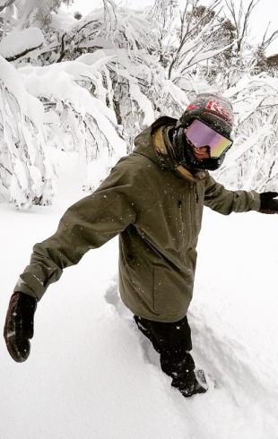 What is powder in snowboarding?